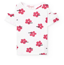 Load image into Gallery viewer, Boboli Red Flowers Tee