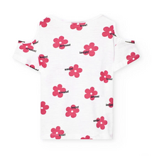 Load image into Gallery viewer, Boboli Red Flowers Tee