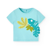 Load image into Gallery viewer, Boboli Baby Tee and Short Gecko Print