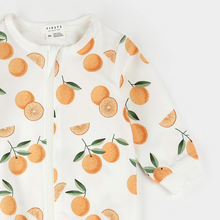 Load image into Gallery viewer, Petit Lem Orange Print Sleeper