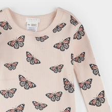 Load image into Gallery viewer, Petit Lem Monarch Print Baby Pyjamas