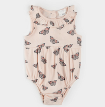 Load image into Gallery viewer, Petit Lem Monarch Print Bubble Playsuit