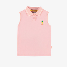 Load image into Gallery viewer, Souris Mini Sleeveless Pique Polo Top