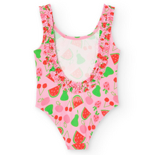 Load image into Gallery viewer, Boboli Fruit Print Ruffle Swimsuit