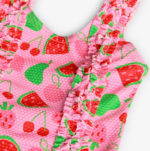 Load image into Gallery viewer, Boboli Fruit Print Ruffle Swimsuit
