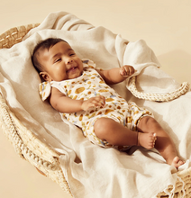 Load image into Gallery viewer, Wilson and Frenchy Flower Burst Terry Shortie Playsuit