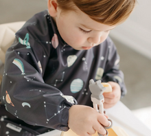 Load image into Gallery viewer, Loulou Lollipop Waterproof Bibs Planets