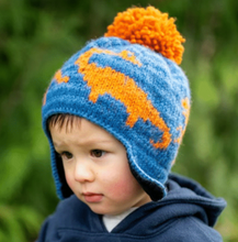 Load image into Gallery viewer, Ambler Kids Dino Pom Beanie