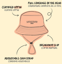 Load image into Gallery viewer, Headster Lakeshore Nylon Bucket Hat Pretty Lilac