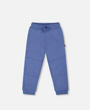 Load image into Gallery viewer, Deux Par Deux Fleece Jogger Peri Blue