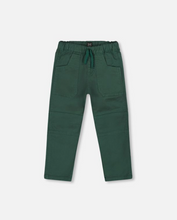 Load image into Gallery viewer, Deux Par Deux Twill Jogger Hunter Green