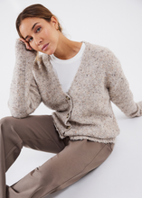 Load image into Gallery viewer, Fig Kanti Cardigan Birch Speckles