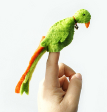 Load image into Gallery viewer, Animal Finger Puppets Felted Wool