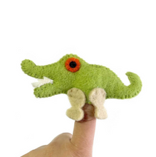 Load image into Gallery viewer, Animal Finger Puppets Felted Wool