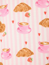 Load image into Gallery viewer, PJ Salvage Brunch Club Flannel Nightshirt Pink