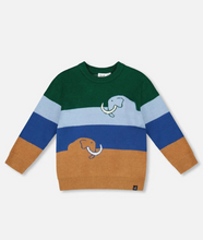 Load image into Gallery viewer, Deux Par Deux Wooly Mammoth Stripe Sweater