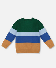 Load image into Gallery viewer, Deux Par Deux Wooly Mammoth Stripe Sweater