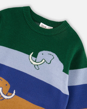 Load image into Gallery viewer, Deux Par Deux Wooly Mammoth Stripe Sweater