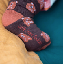 Load image into Gallery viewer, Little Green Radicals Teddy Bear Ankle Socks 3-Pack