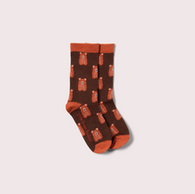 Load image into Gallery viewer, Little Green Radicals Teddy Bear Ankle Socks 3-Pack