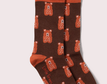 Load image into Gallery viewer, Little Green Radicals Teddy Bear Ankle Socks 3-Pack