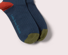 Load image into Gallery viewer, Little Green Radicals Teddy Bear Ankle Socks 3-Pack