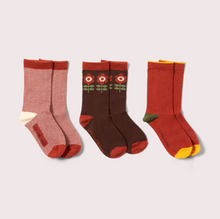 Load image into Gallery viewer, Little Green Radicals Flower Ankle Socks 3-Pack