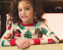 Load image into Gallery viewer, Little Blue House Christmas Tree Farm Pyjamas
