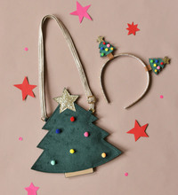 Load image into Gallery viewer, Rockahula Velvet Christmas Tree Bag