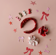 Load image into Gallery viewer, Rockahula Festive Mini Bow Clips