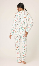 Load image into Gallery viewer, PJ Salvage Sleigh All Day Flannel Pyjamas White