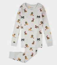 Load image into Gallery viewer, Petit Lem Holiday Pugs Print Pyjamas