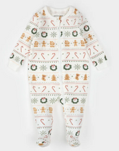 Load image into Gallery viewer, Petit Lem Holiday Treats Fairisle Print Thermal Sleeper