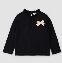 Load image into Gallery viewer, Miles Gold Grosgrain Bow Top