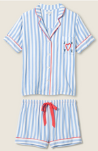 Load image into Gallery viewer, PJ Salvage Lady Luck Stripe PJ Short Set