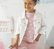 Load image into Gallery viewer, Souris Mini Butterfly Embroidered Denim Jacket