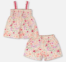 Load image into Gallery viewer, Deux Par Deux Meadow Flowers Tank Top and Shorts