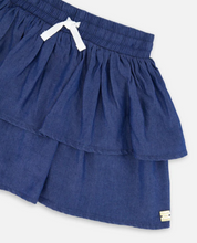 Load image into Gallery viewer, Deux Par Deux Chambray Skort