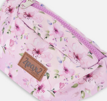 Load image into Gallery viewer, Deux Par Deux Purple Flower Fanny Pack
