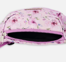 Load image into Gallery viewer, Deux Par Deux Purple Flower Fanny Pack