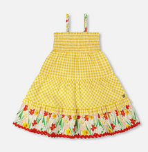 Load image into Gallery viewer, Deux Par Deux Gingham Sun Dress