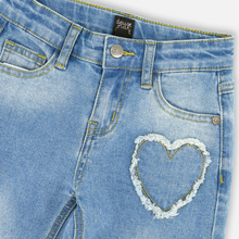 Load image into Gallery viewer, Deux Par Deux Heart Wide Leg Jeans