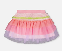 Load image into Gallery viewer, Deux Par Deux Sorbet Mesh Skirt