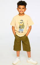 Load image into Gallery viewer, Deux Par Deux Stretch Twill Cargo Short Dark Khaki