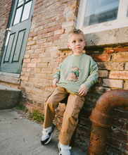 Load image into Gallery viewer, Deux Par Deux Twill Carpenter Pant Beige