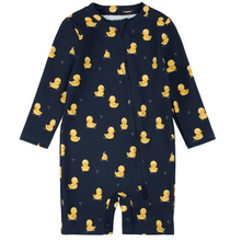 Load image into Gallery viewer, Petit Lem Rubber Ducks Print Swimsuit