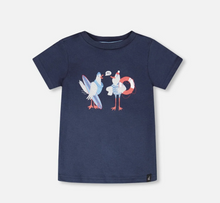 Load image into Gallery viewer, Deux Par Deux Seagull Print Tee
