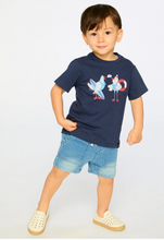 Load image into Gallery viewer, Deux Par Deux Seagull Print Tee