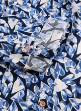 Load image into Gallery viewer, White Stuff UK Sophie Organic Cotton Shirt Navy Print