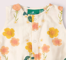 Load image into Gallery viewer, Little Green Radicals Flora Bubble Body Playsuit